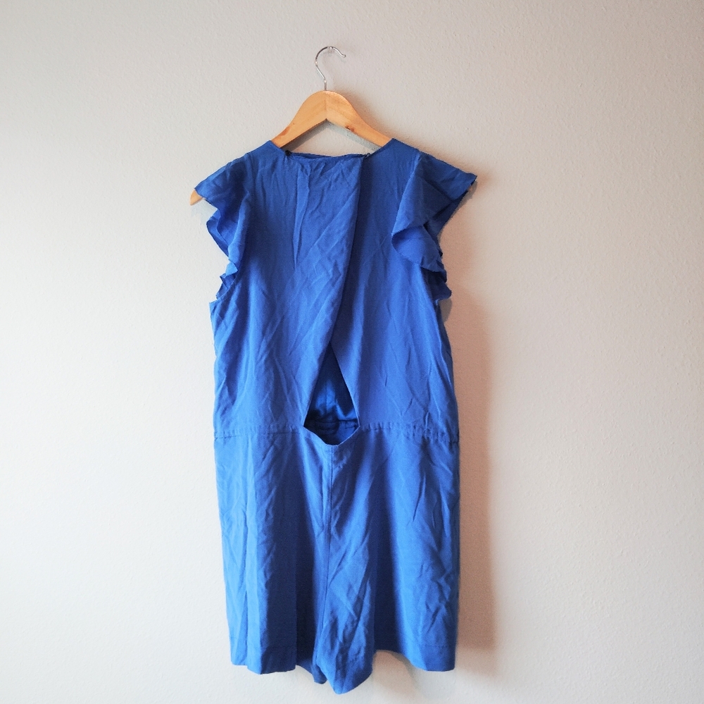 Madewell Ruffle Sleeve Romper - Picture 3 of 7